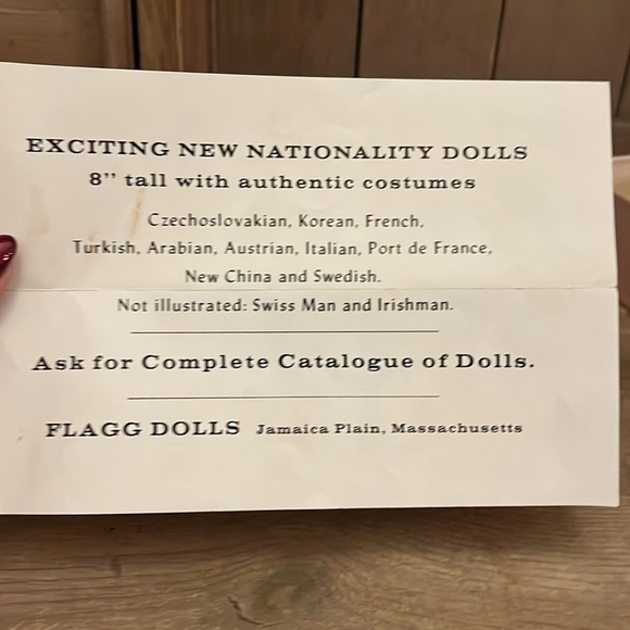 Vintage Flagg International Doll France Original Box 8” Tall Flexible Play Dolls - Picture 8 of 11